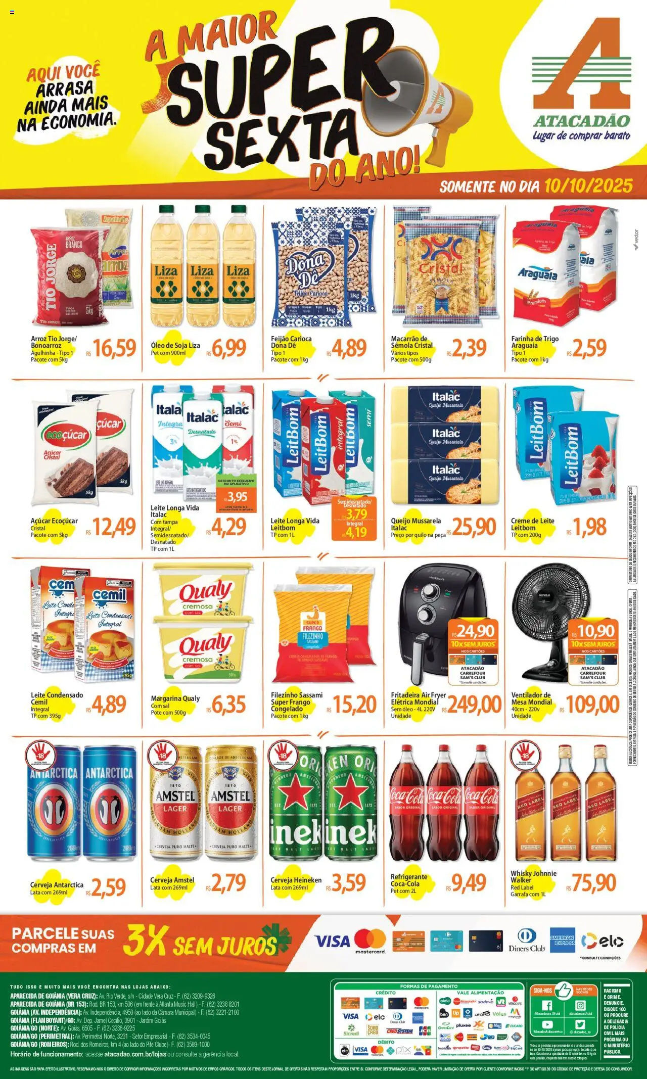 Atacadão folheto "Ofertas - GO" válido a partir de 10/10/2025 - número de página 1