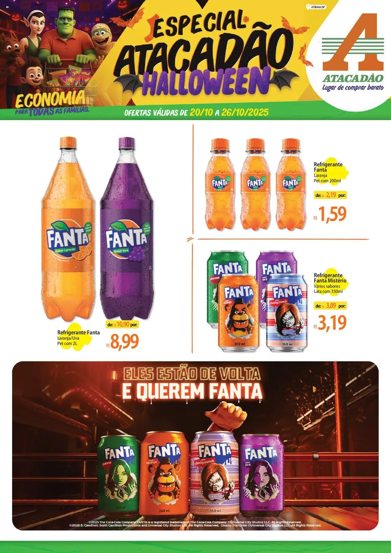 Atacadão folheto "Ofertas - SP" válido a partir de 20/10/2025 - número de página 1