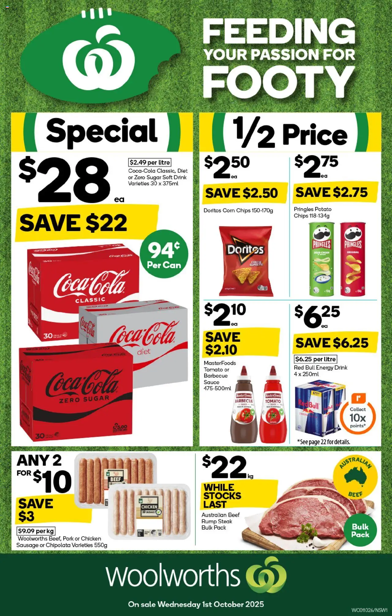 Preview of catalogue Weekly Specials Catalogue NSW from shop Woolworths valid 01/10/2025