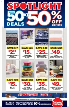 Preview of catalogue Over 50 Deals At 50% OFF Or More from shop Spotlight valid 08/10/2025