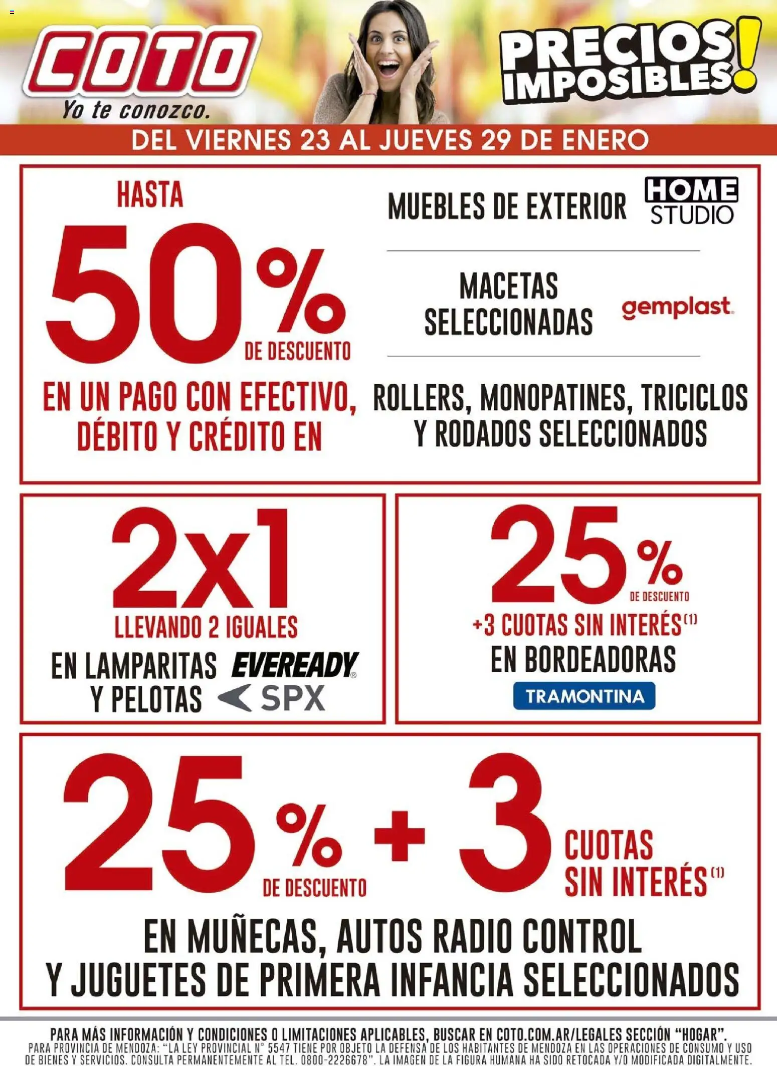 Vista previa del folleto de la tienda Coto válido desde el 23/01/2026 