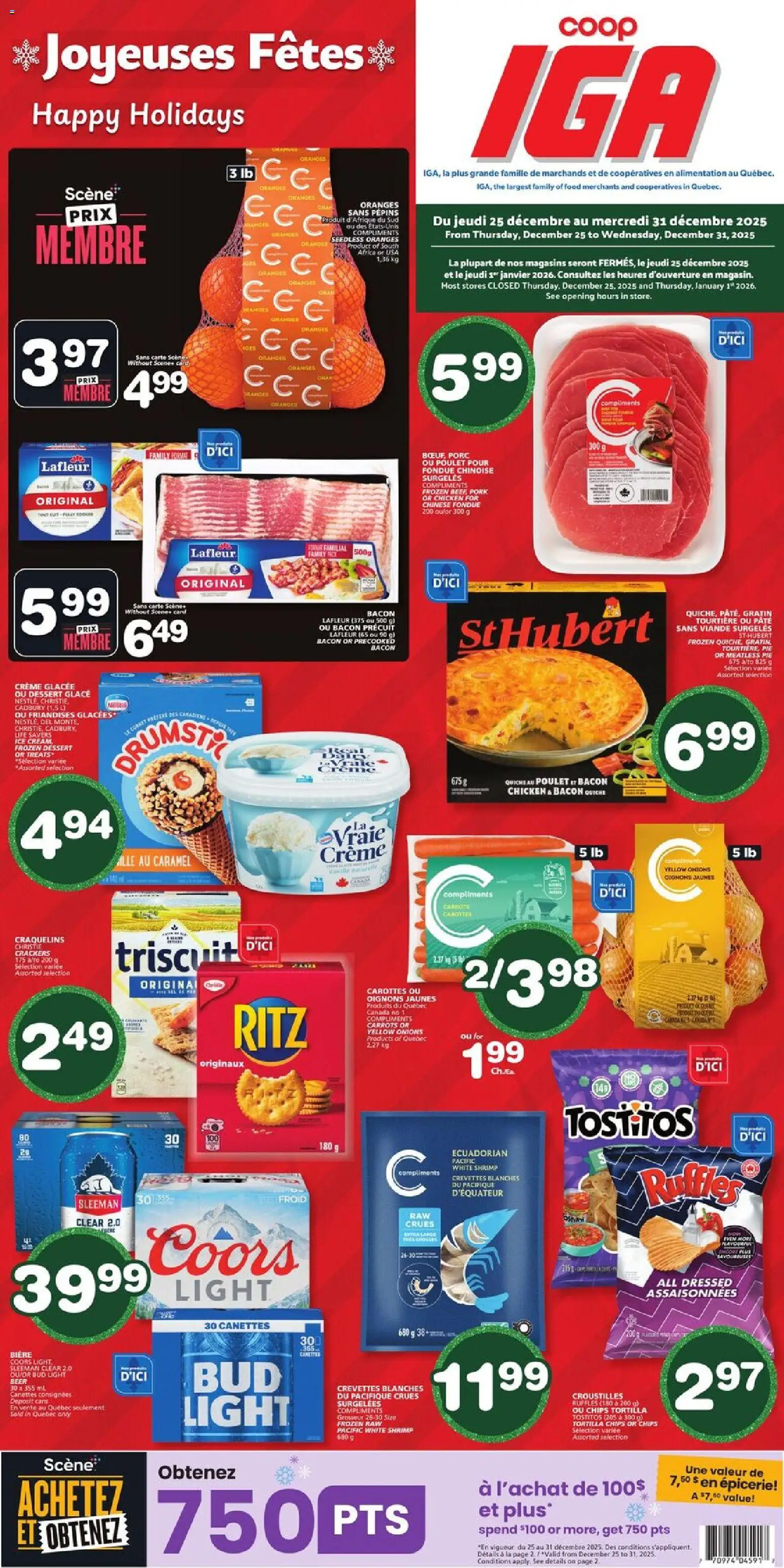 Preview of leaflet Îles de la Madeleine from shop IGA is valid from Dec 25, 2025