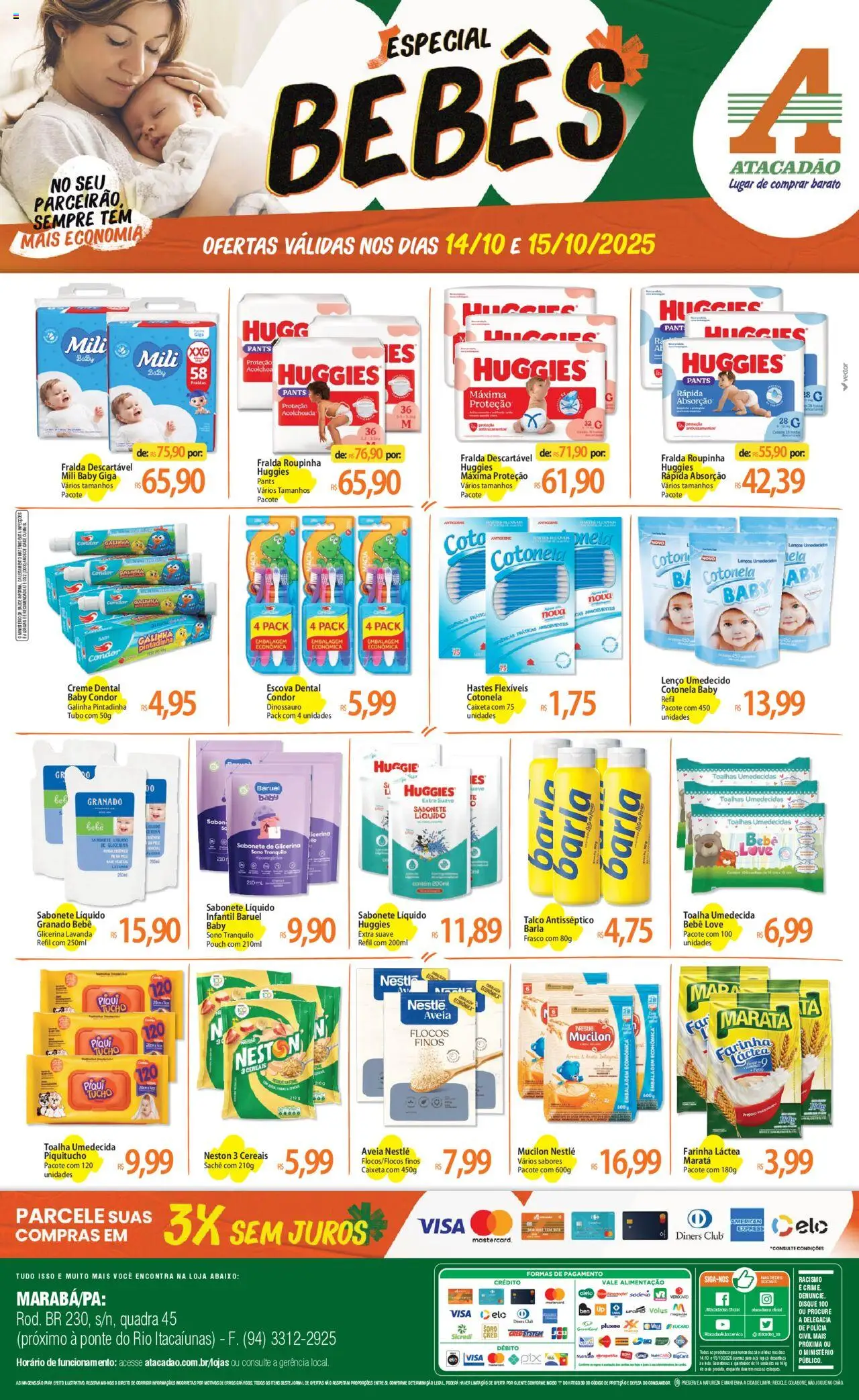 Atacadão folheto "Ofertas - PA" válido a partir de 14/10/2025 - número de página 1