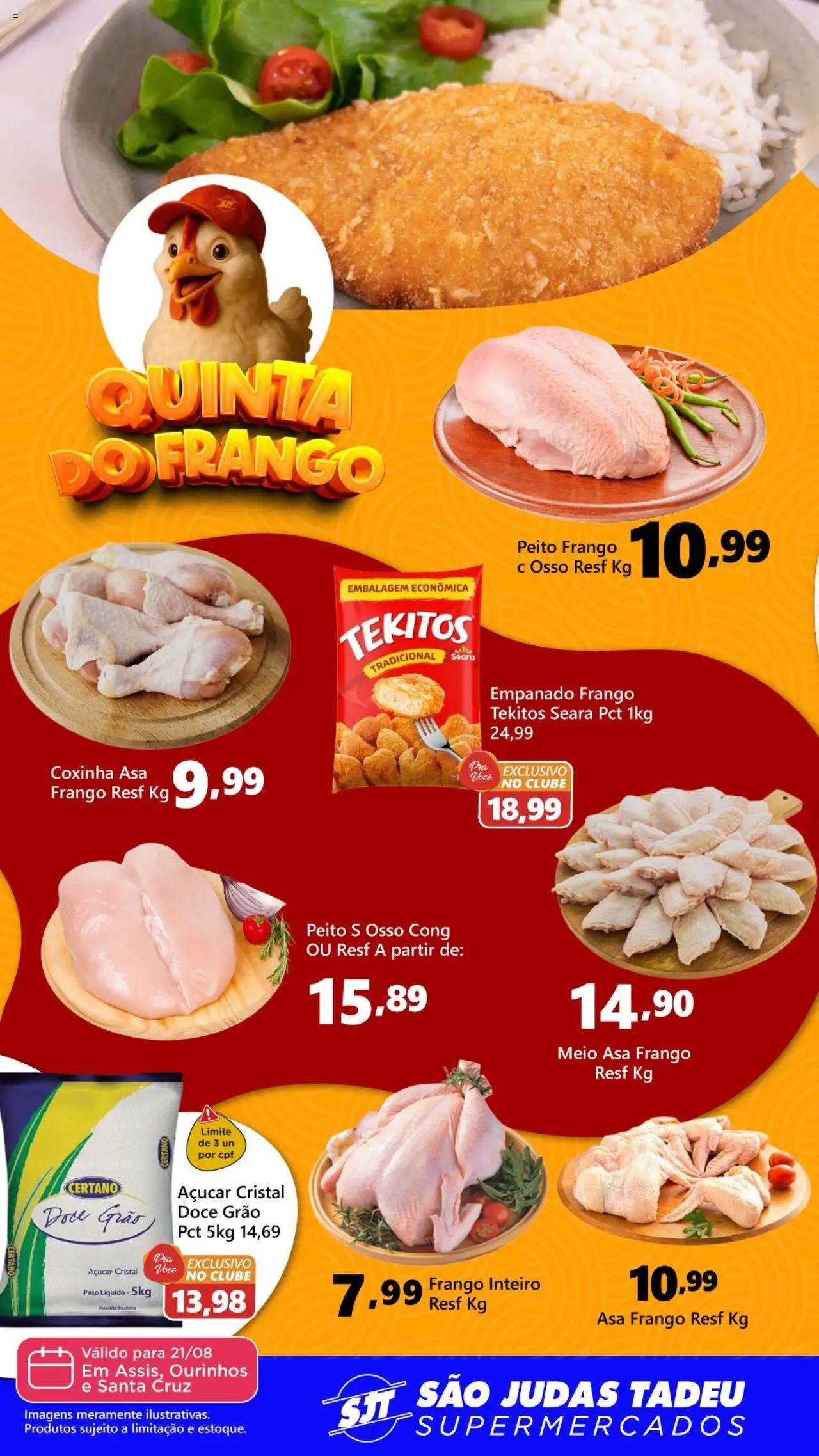 São Judas Tadeu folheto "Ofertas da semana" válido a partir de 21/08/2025 - número de página 1