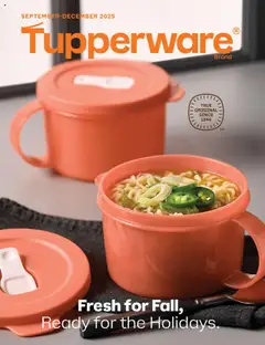 Preview of leaflet Fall 2025 Catalog from shop Tupperware is valid from Sep 01, 2025