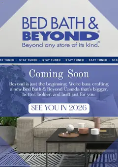 Preview of leaflet Weekly Flyer / Circulaire Hebdomadaire from shop Bed Bath & Beyond is valid from Jul 22, 2025