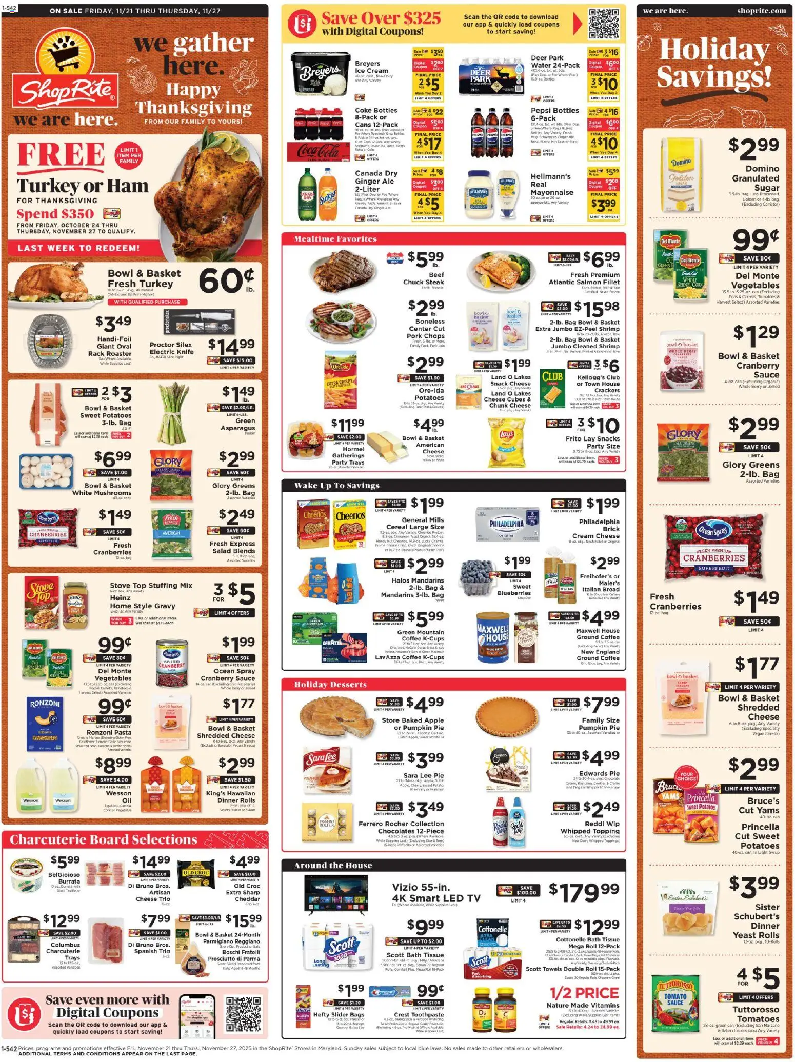 Ad Preview of ShopRite Weekly Ad from 11/21/2025