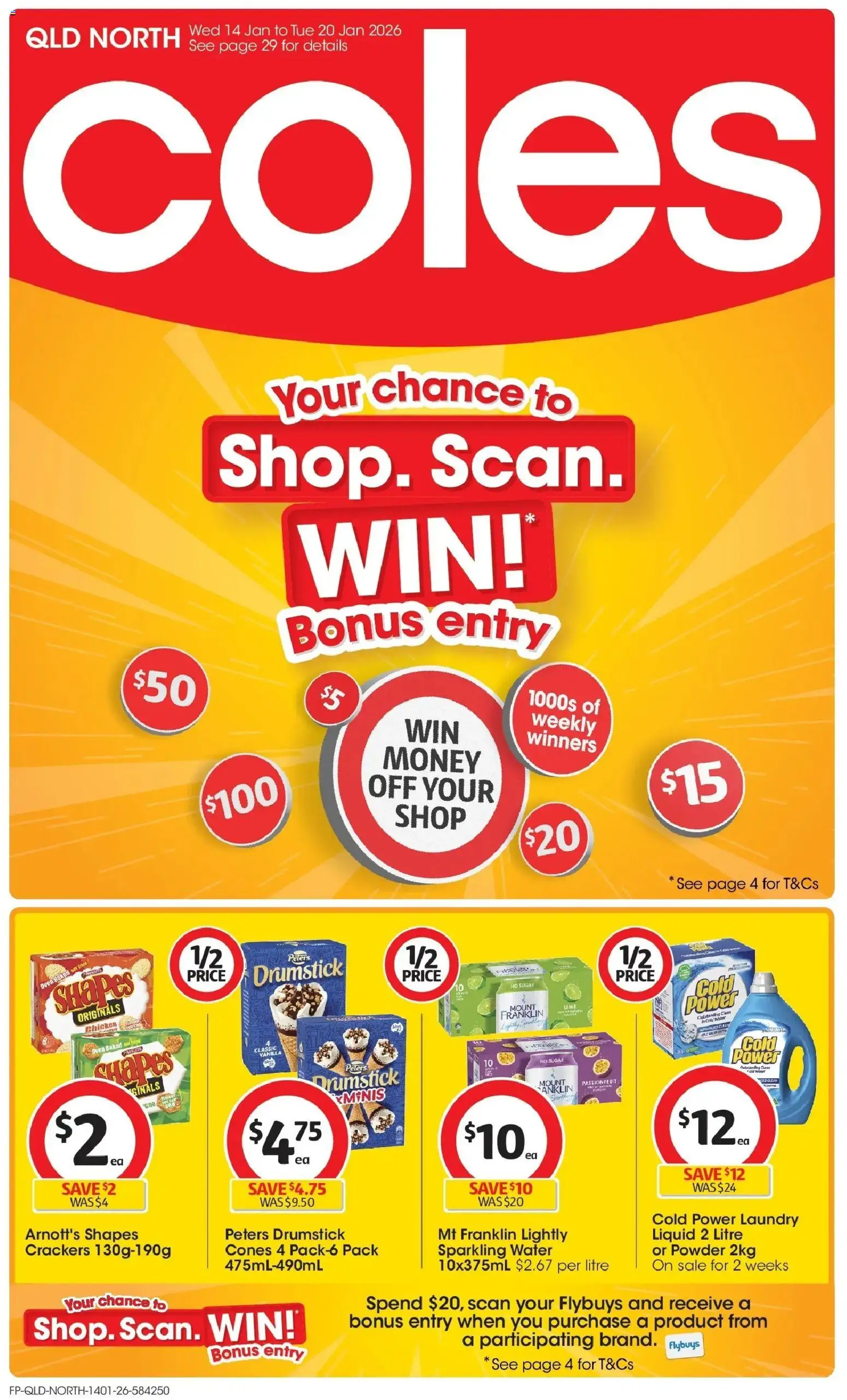 Preview of catalogue Catalogue QLD North from shop Coles valid 14/01/2026