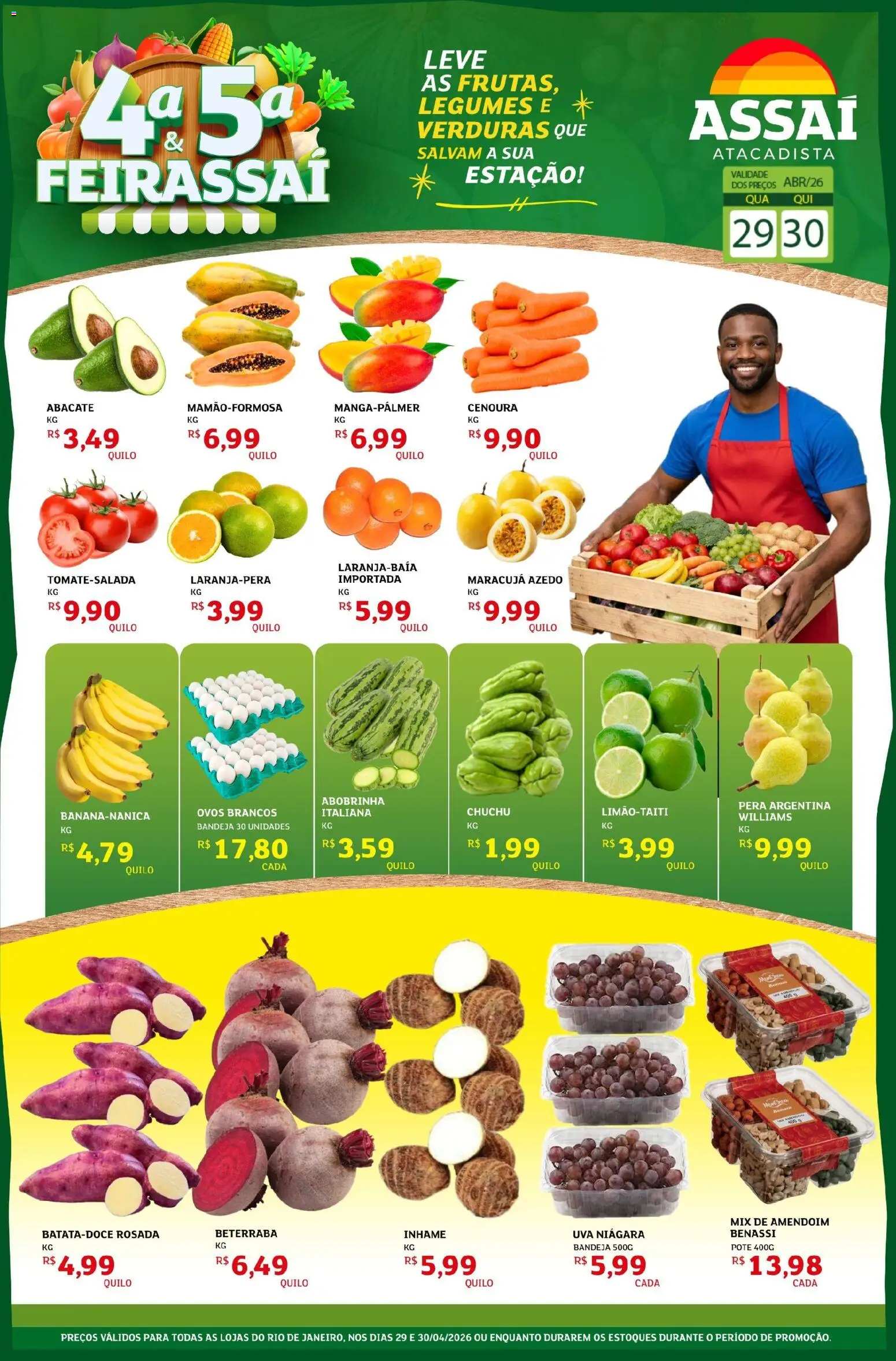 Pré-Visualização do folheto "Assaí Atacadista ofertas - RJ" da loja Assaí Atacadista válido a partir de 29/04/2026