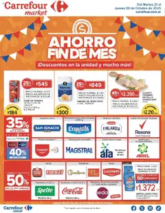 Vista previa del folleto de la tienda Carrefour Market válido desde el 21/10/2025 