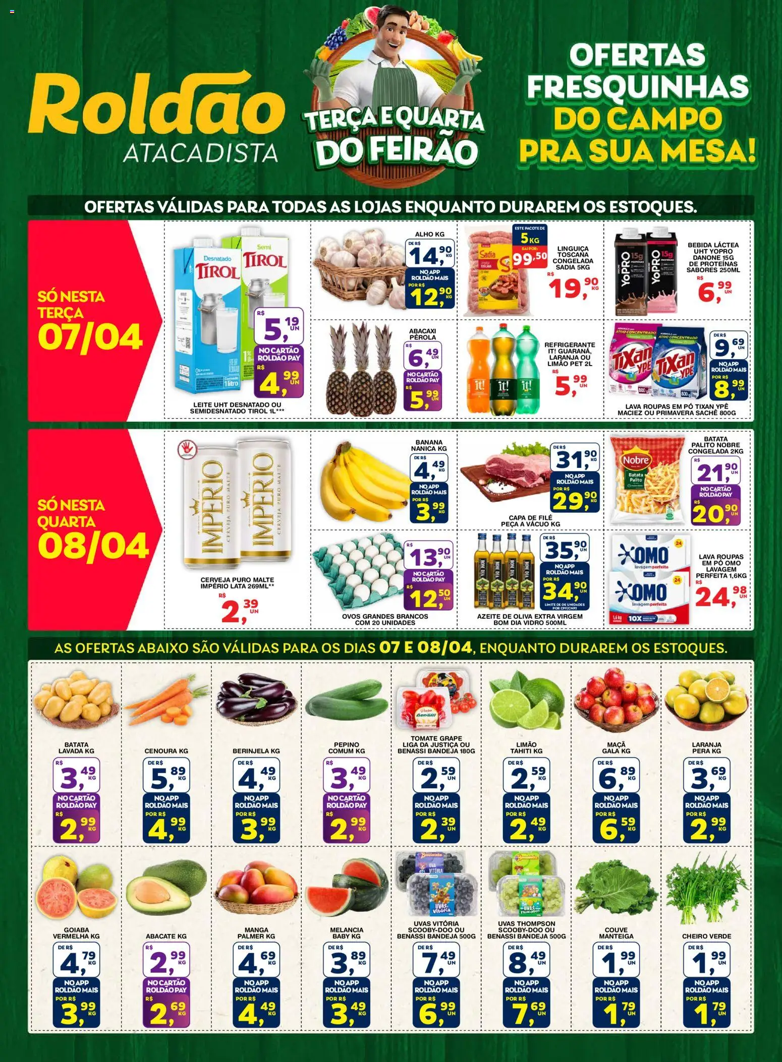 Pré-Visualização do folheto "Roldão ofertas Hortifruti" da loja Roldão válido a partir de 07/04/2026