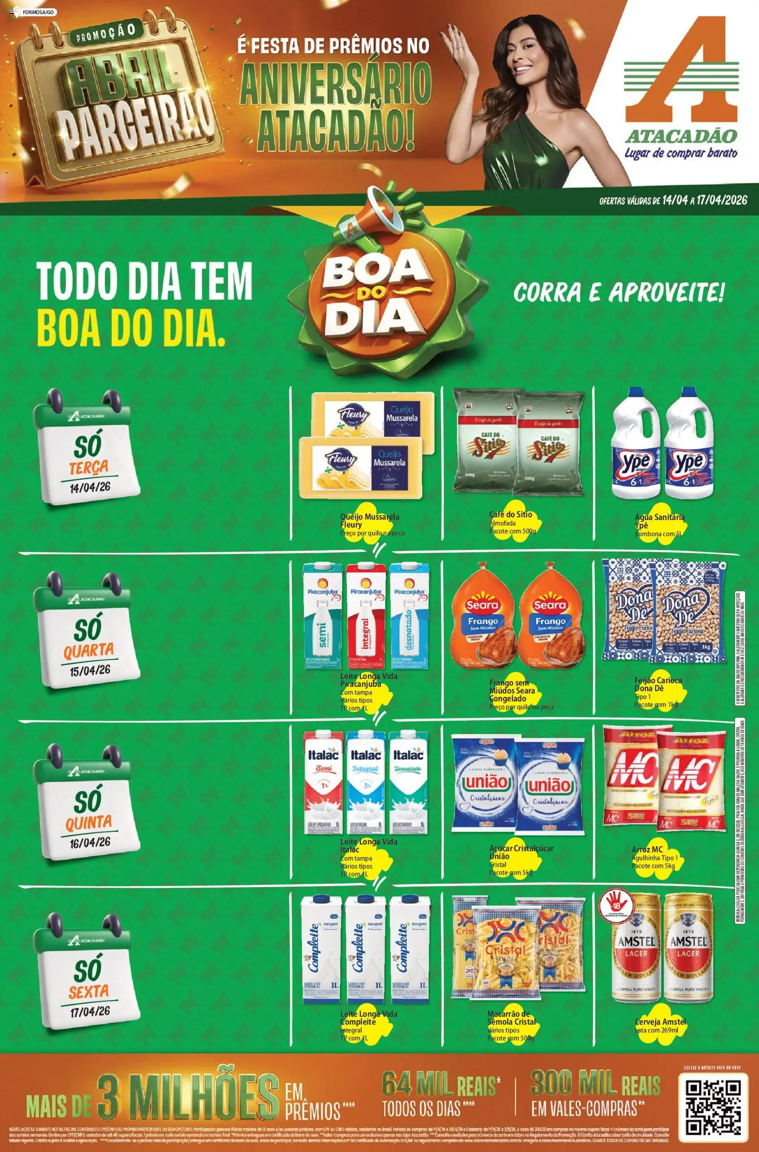 Pré-Visualização do folheto "Atacadão ofertas - GO" da loja Atacadão válido a partir de 14/04/2026
