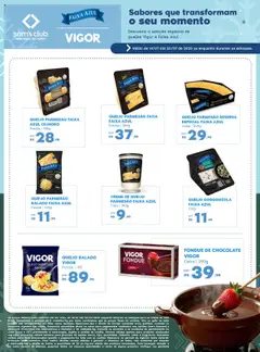 Pré-Visualização do folheto "Ofertas Vigor" da loja Sam's Club válido a partir de 14/07/2025