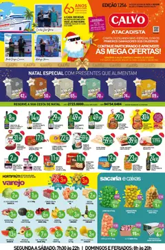 Pré-Visualização do folheto "Ofertas da semana" da loja Calvo Atacadista válido a partir de 15/12/2025