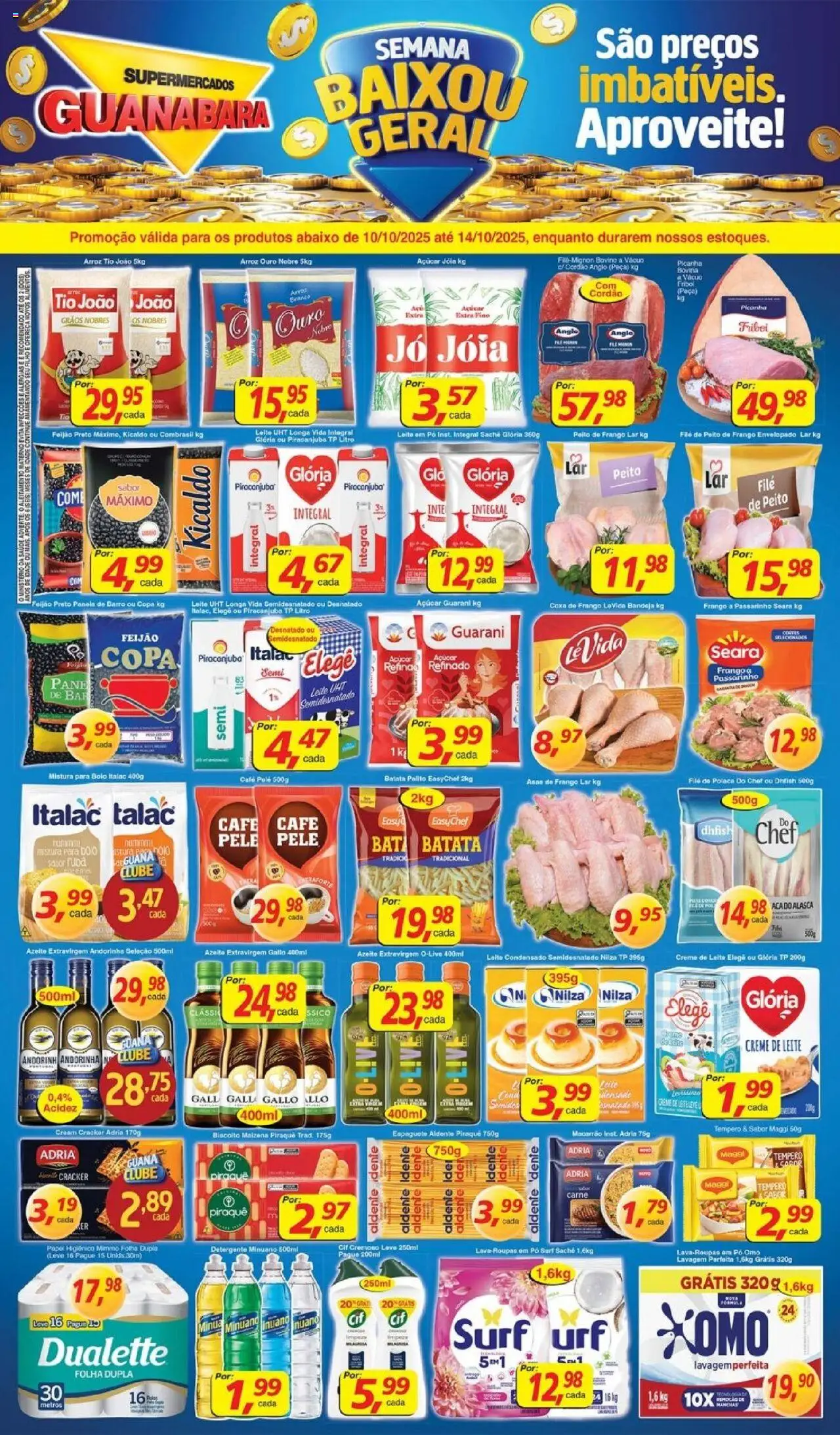 Supermercados Guanabara folheto "Encarte" válido a partir de 10/10/2025 - número de página 1