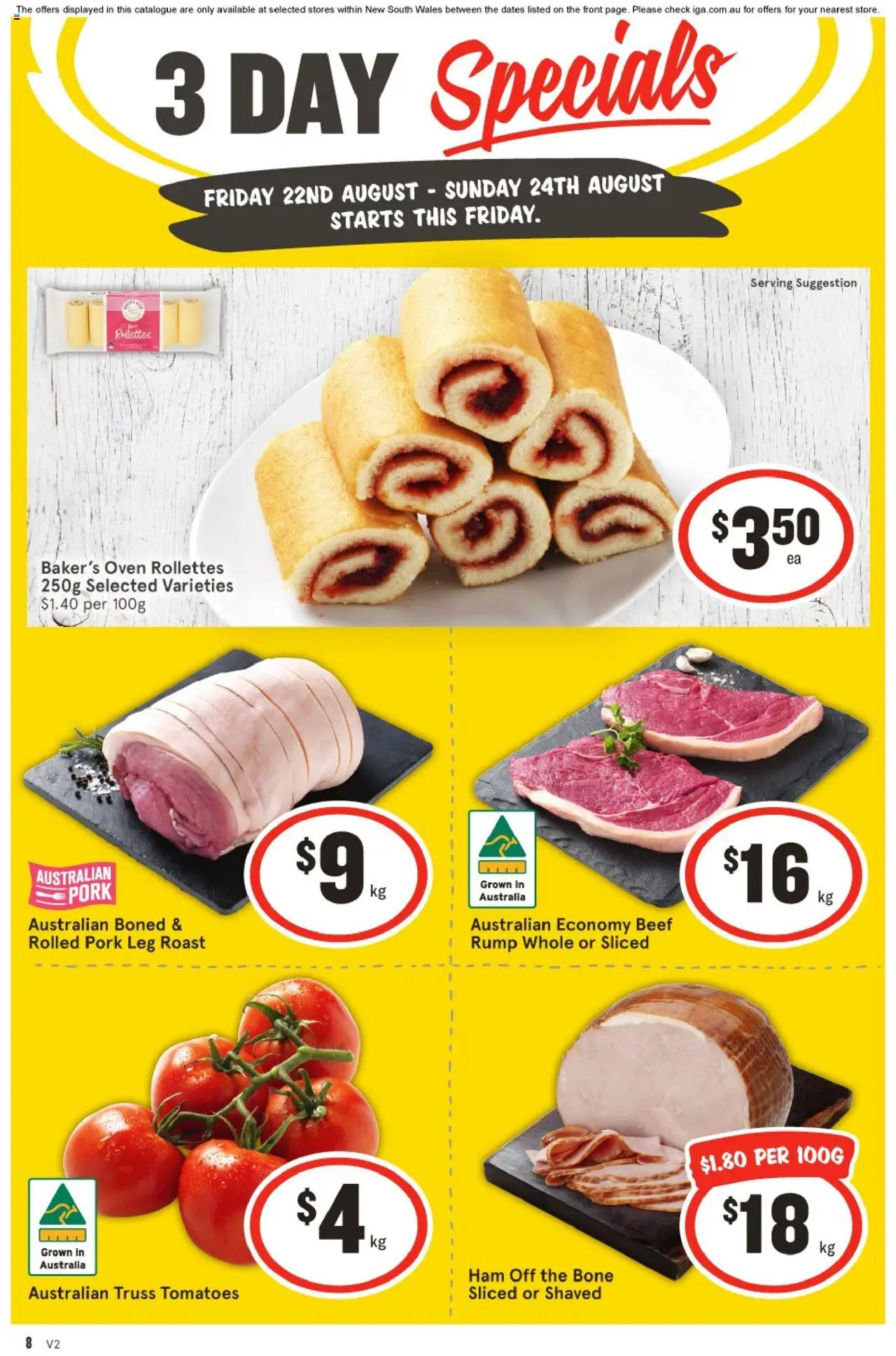 IGA catalogue valid from 22/08/2025 - page 1