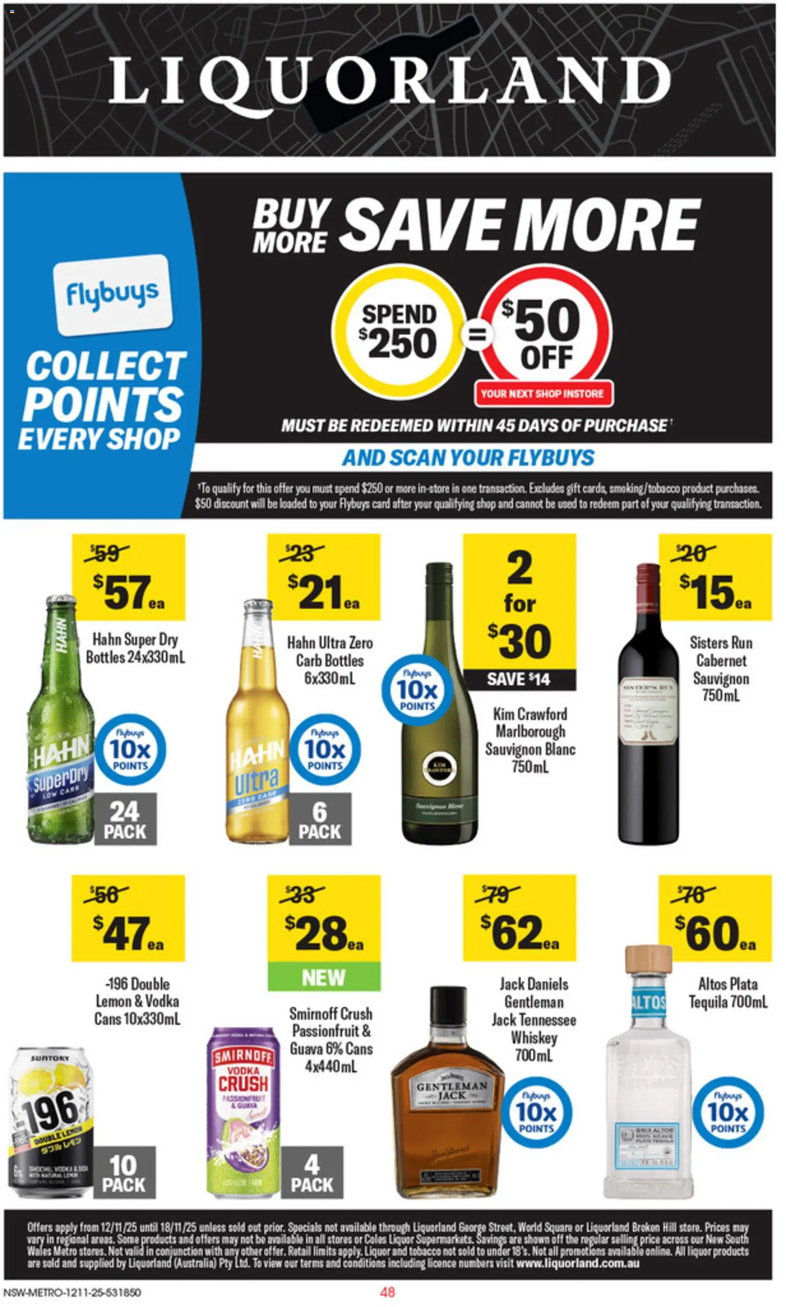 Preview of catalogue Catalogue from shop Liquorland valid 12/11/2025