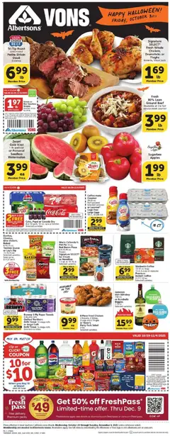 Ad Preview of Vons Weekly Ad from 10/29/2025