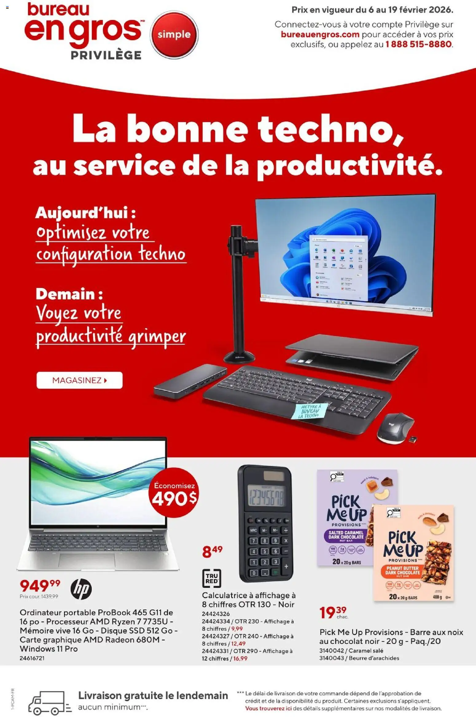 Preview of leaflet Entreprises - Techno from shop Staples is valid from Feb 06, 2026