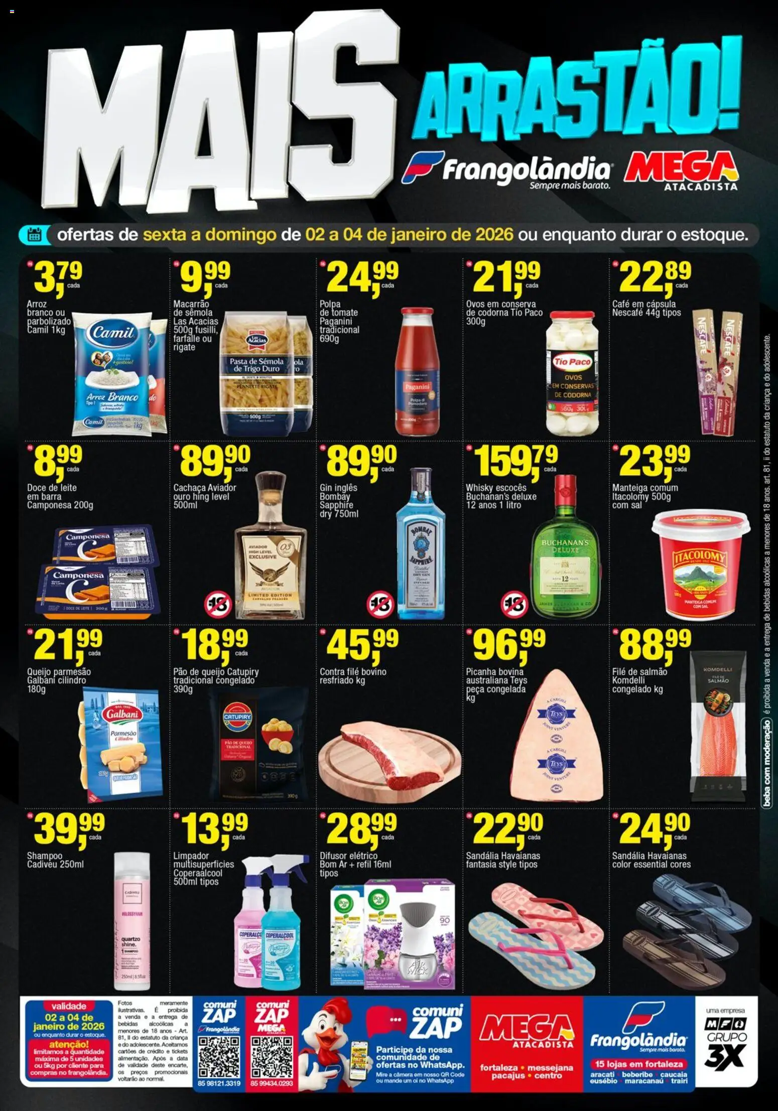 Pré-Visualização do folheto "Ofertas da semana" da loja Frangolândia válido a partir de 02/01/2026