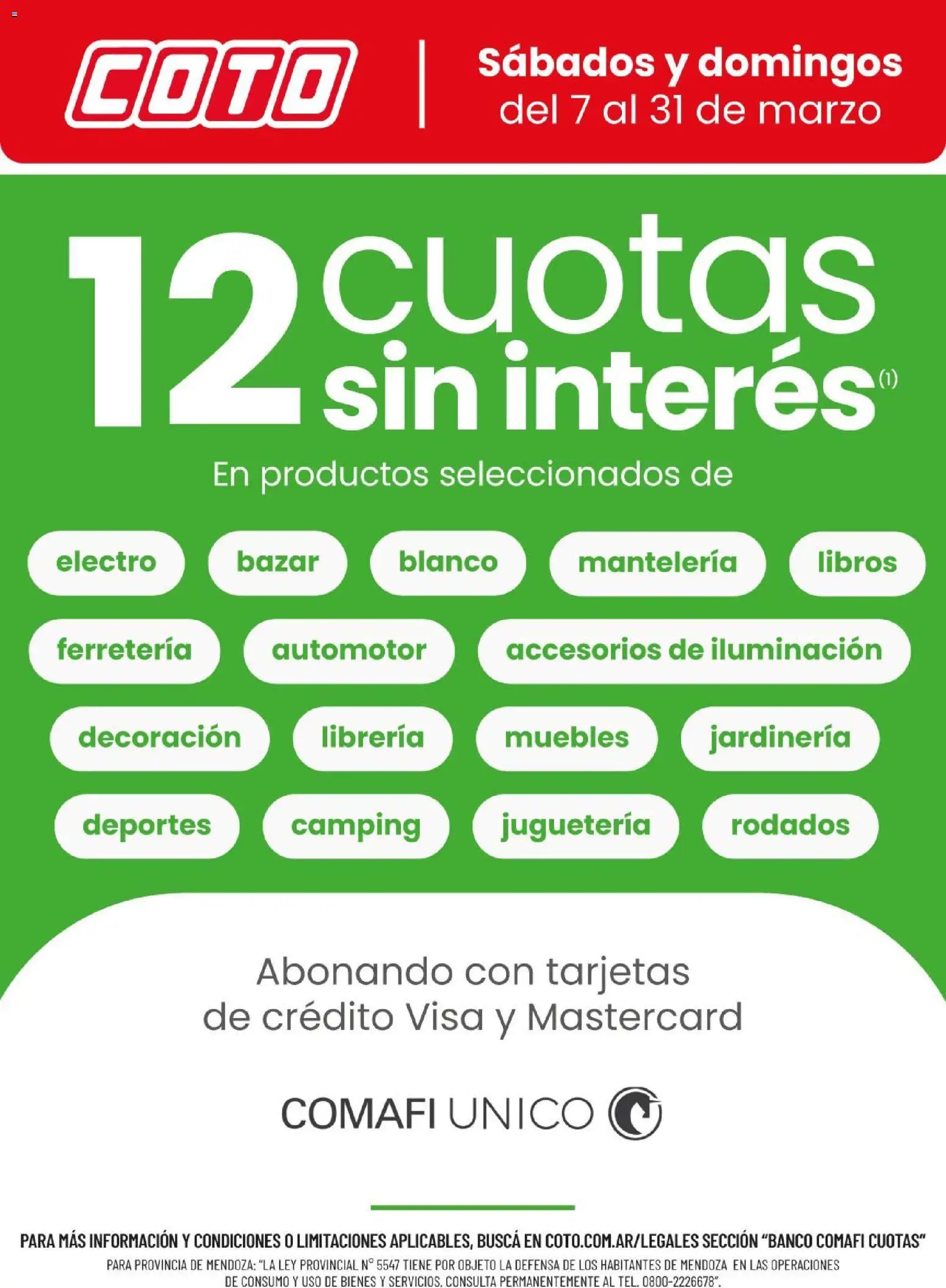 Vista previa del folleto de la tienda Coto válido desde el 07/03/2026 