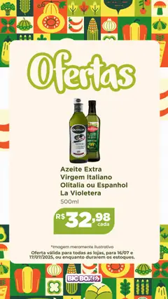 Pré-Visualização do folheto "Ofertas Sacolão" da loja Big Box válido a partir de 16/07/2025