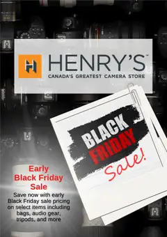 Preview of leaflet Black Friday from shop Henry's is valid from Nov 06, 2025