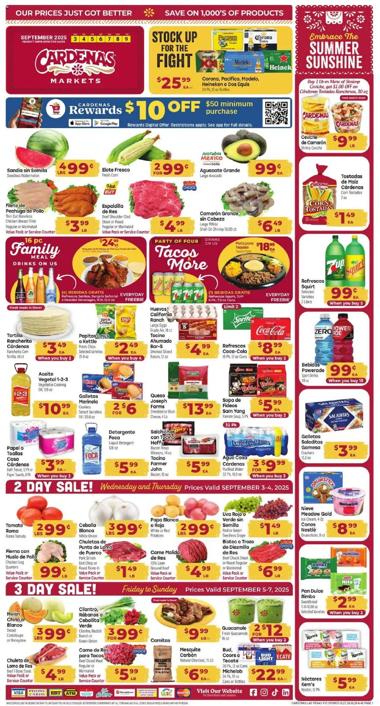 Cardenas Weekly Ad - NV from 09/03/2025 - Flyer - Page number 1