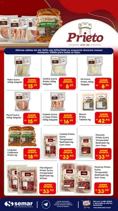 Pré-Visualização do folheto "Semar Supermercado ofertas Prieto" da loja Semar Supermercado válido a partir de 10/04/2026