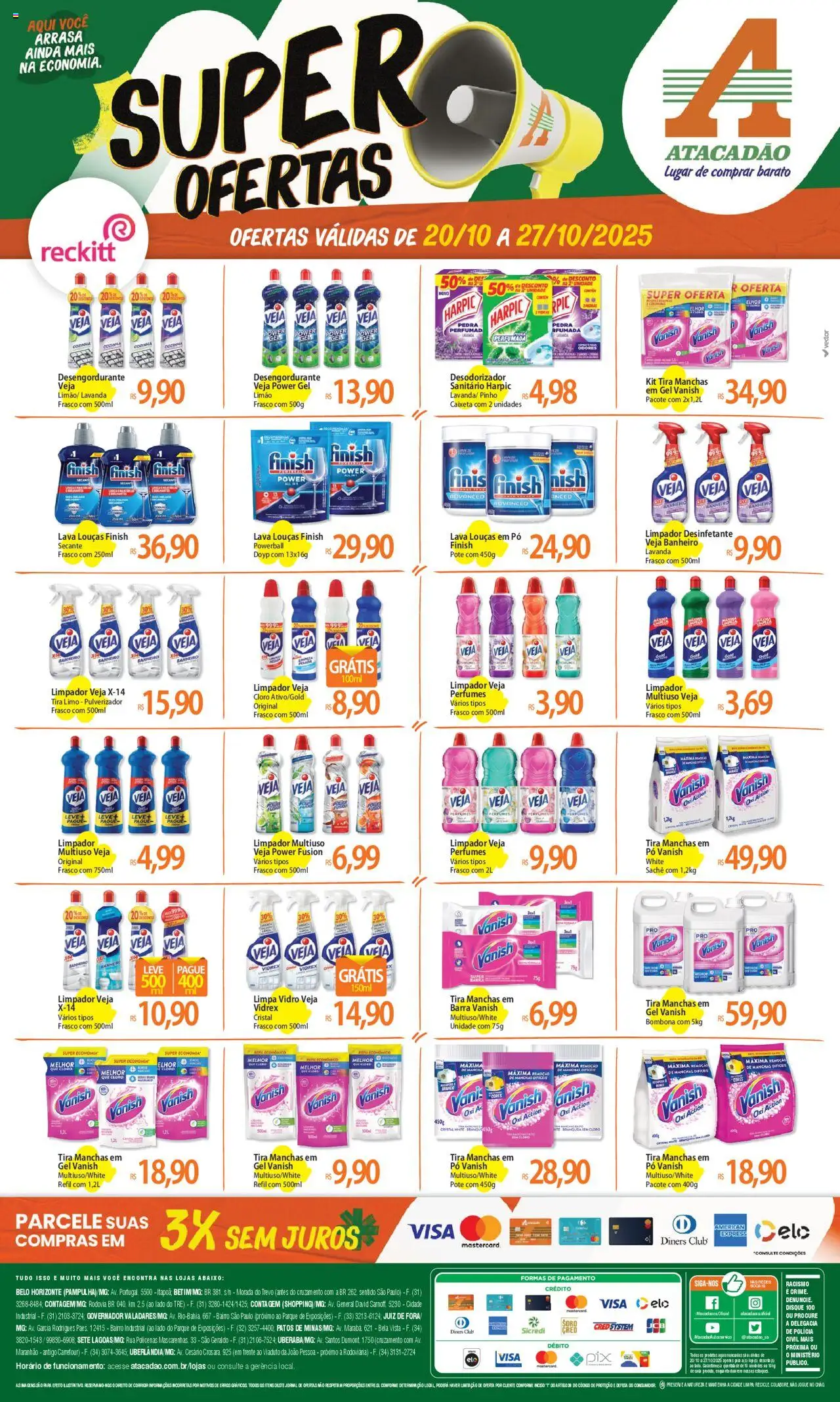 Atacadão folheto "Ofertas - MG" válido a partir de 20/10/2025 - número de página 1