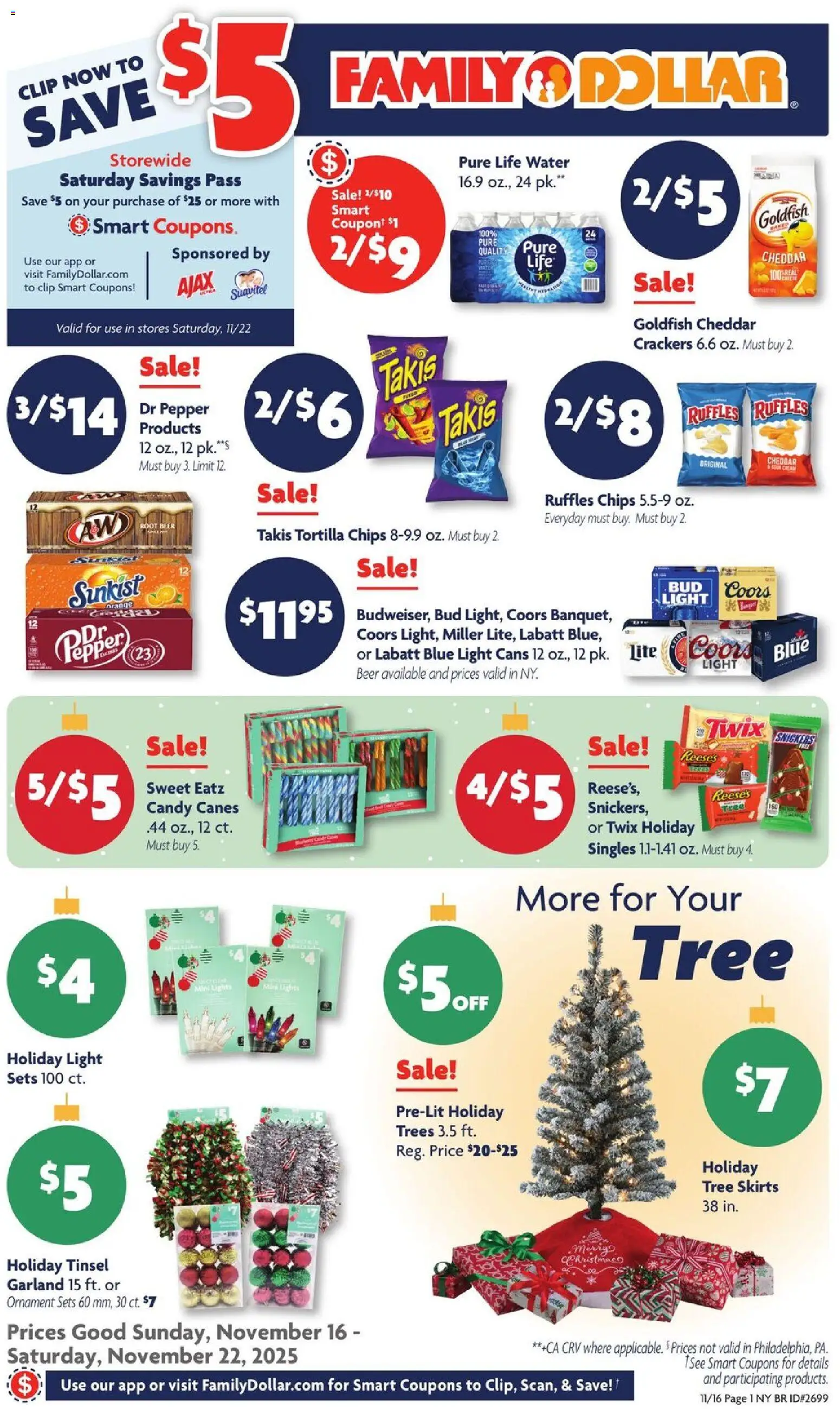 Ad Preview of Family Dollar Weekly Ad from 11/16/2025