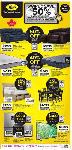 Preview of leaflet Weekly flyer / circulaire from shop Leon's is valid from Aug 07, 2025