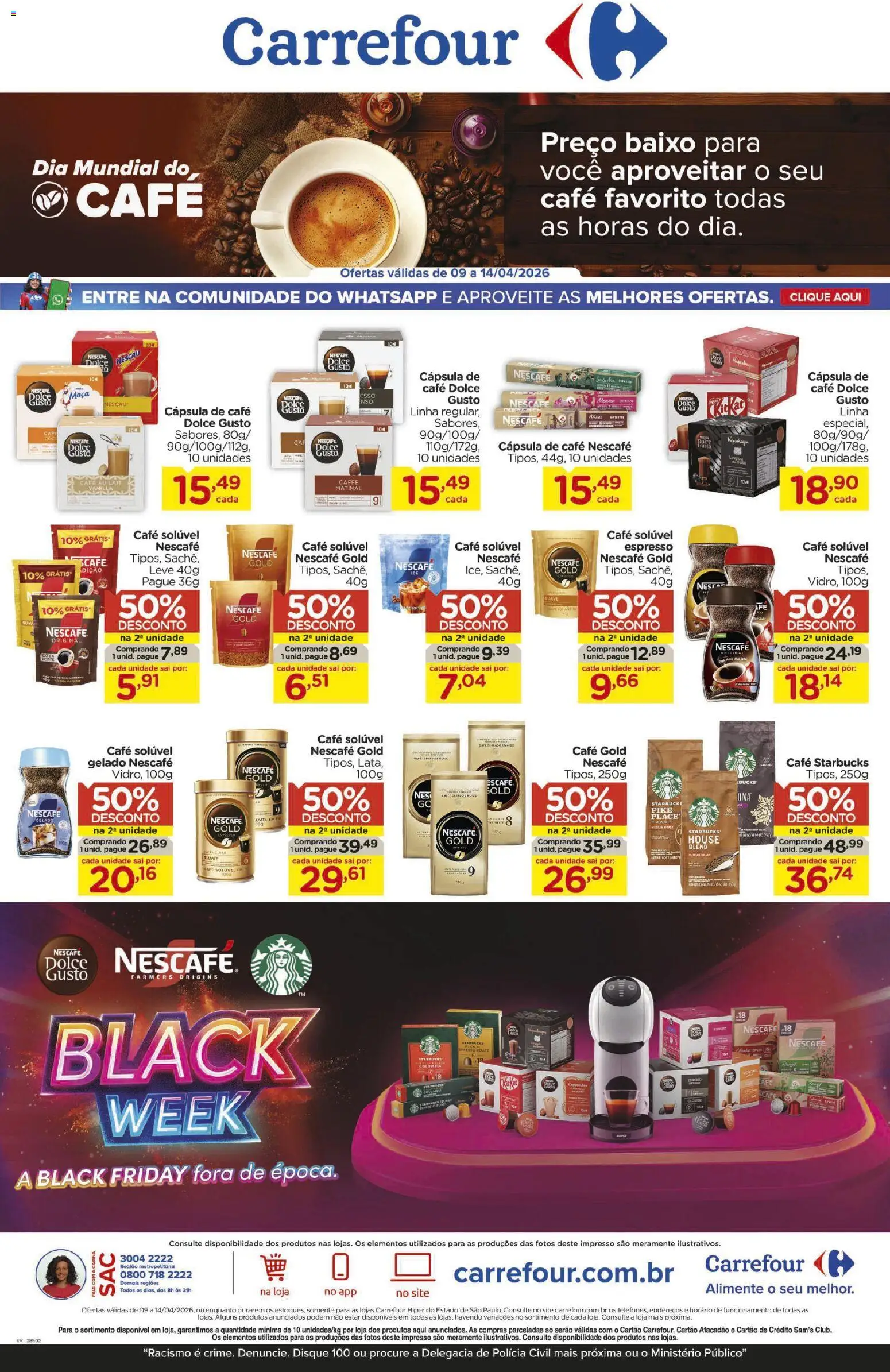 Pré-Visualização do folheto "Carrefour ofertas Exclusiva Nestlé" da loja Carrefour válido a partir de 09/04/2026