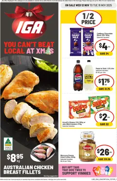 Preview of catalogue Catalogue WA from shop IGA valid 12/11/2025