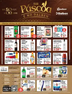 Pré-Visualização do folheto "Ofertas da semana" da loja Supermercado Dalben válido a partir de 20/02/2026
