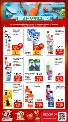 Pré-Visualização do folheto "Ofertas Especial Limpeza" da loja Semar Supermercado válido a partir de 27/09/2025
