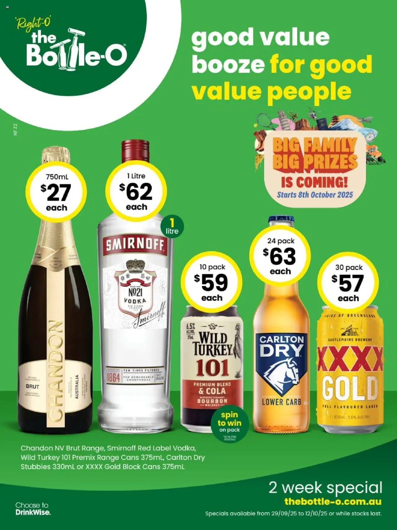The Bottle-O catalogue valid from 29/09/2025 - page 1