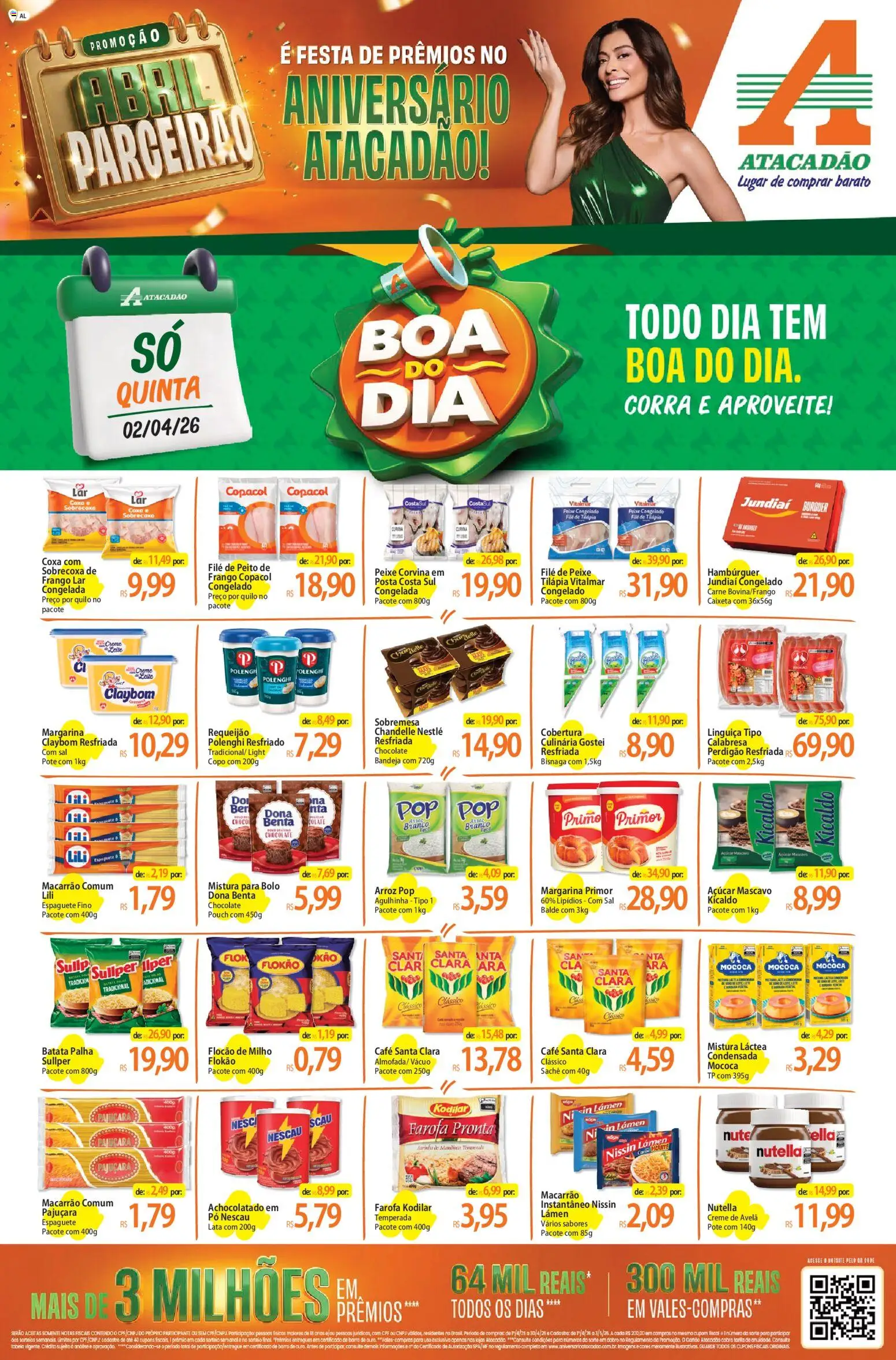 Pré-Visualização do folheto "Atacadão ofertas - AL" da loja Atacadão válido a partir de 02/04/2026