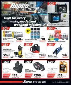 Preview of catalogue Catalogue from shop Repco valid 15/10/2025