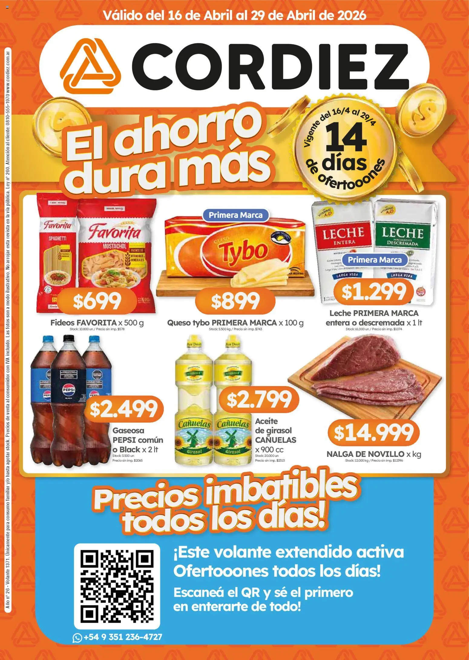 Vista previa del folleto de la tienda Cordiez válido desde el 16/04/2026 