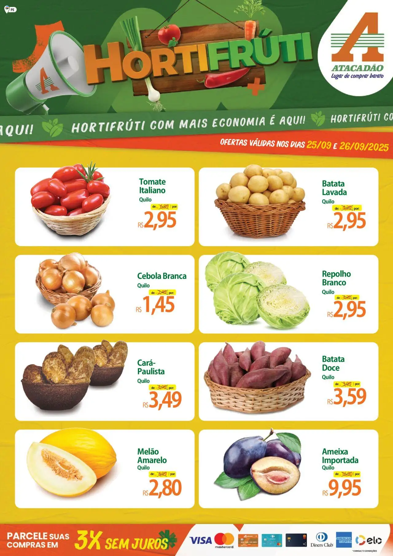 Atacadão folheto "Ofertas - PE" válido a partir de 25/09/2025 - número de página 1