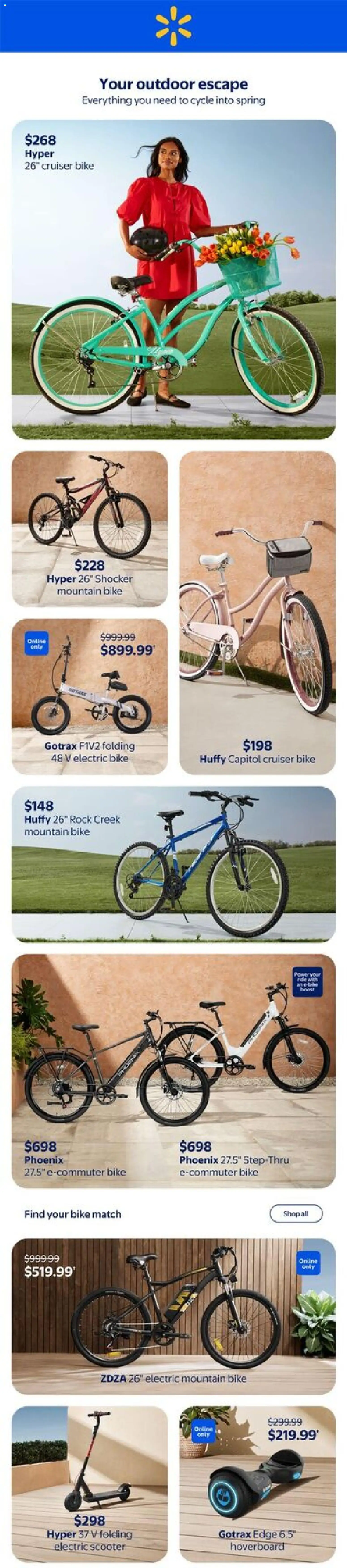 Preview of leaflet Walmart flyer - Your outdoor escape from shop Walmart is valid from Apr 02, 2026