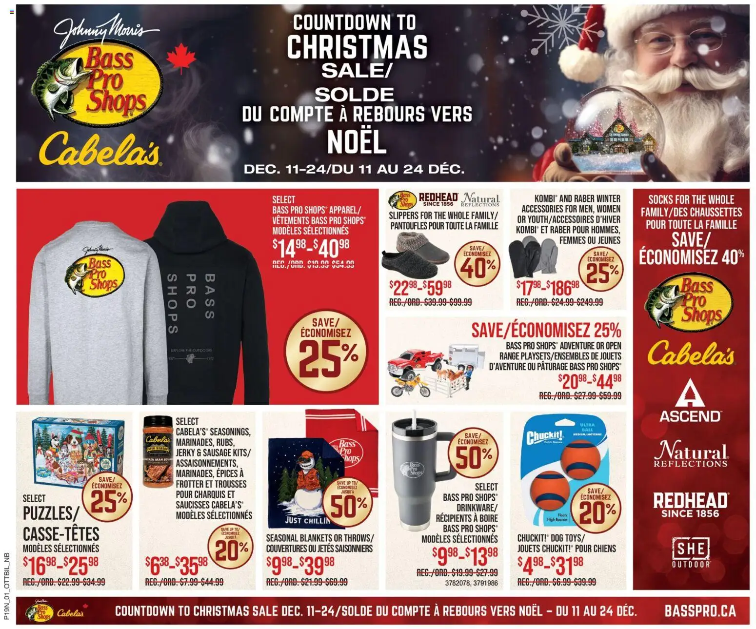 Preview of leaflet Weekly flyer / circulaire from shop Cabelas is valid from Dec 11, 2025