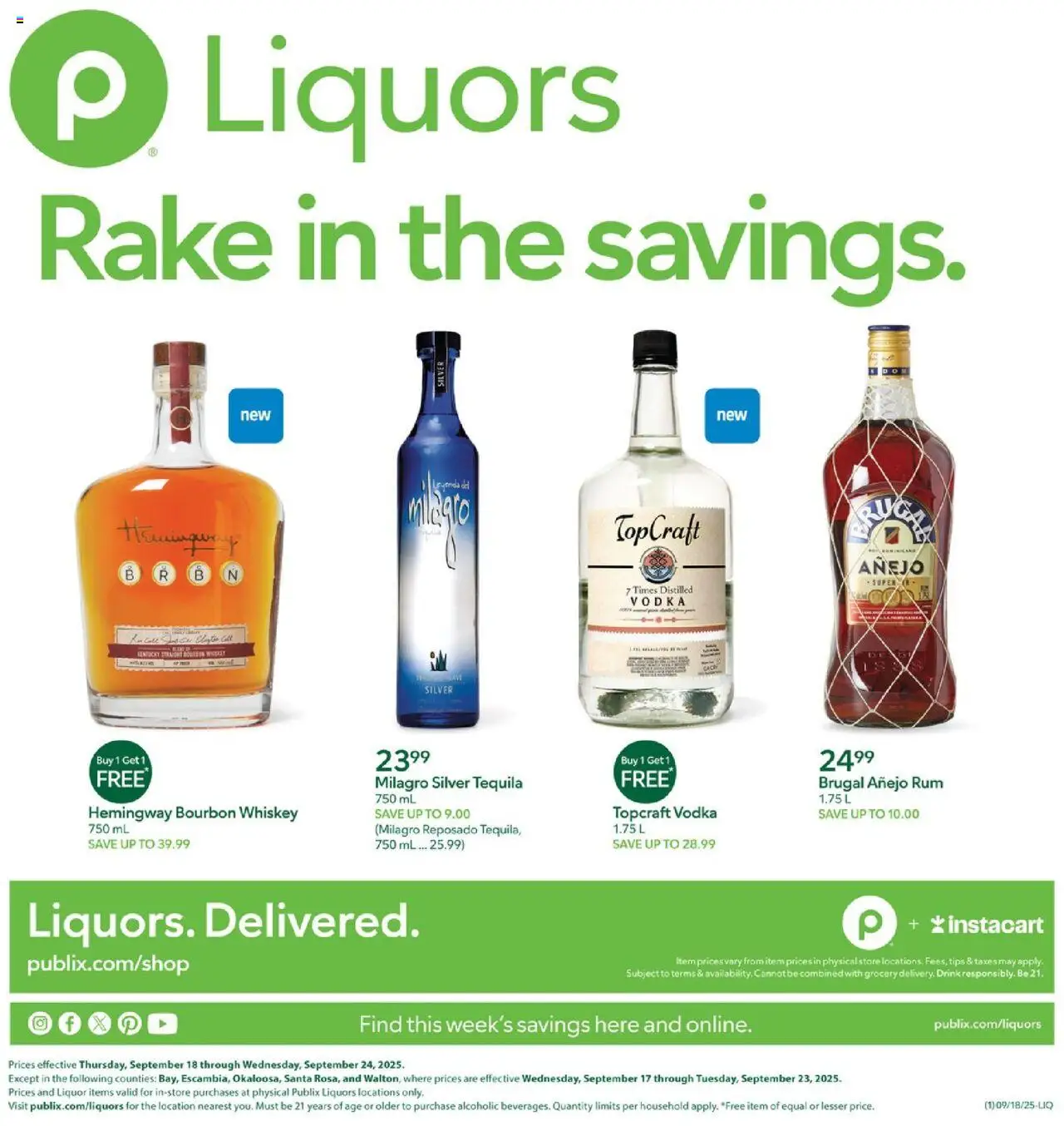 Publix Weekly ad from (09/18/2025) - Ad this week, Flyer - Page number 1