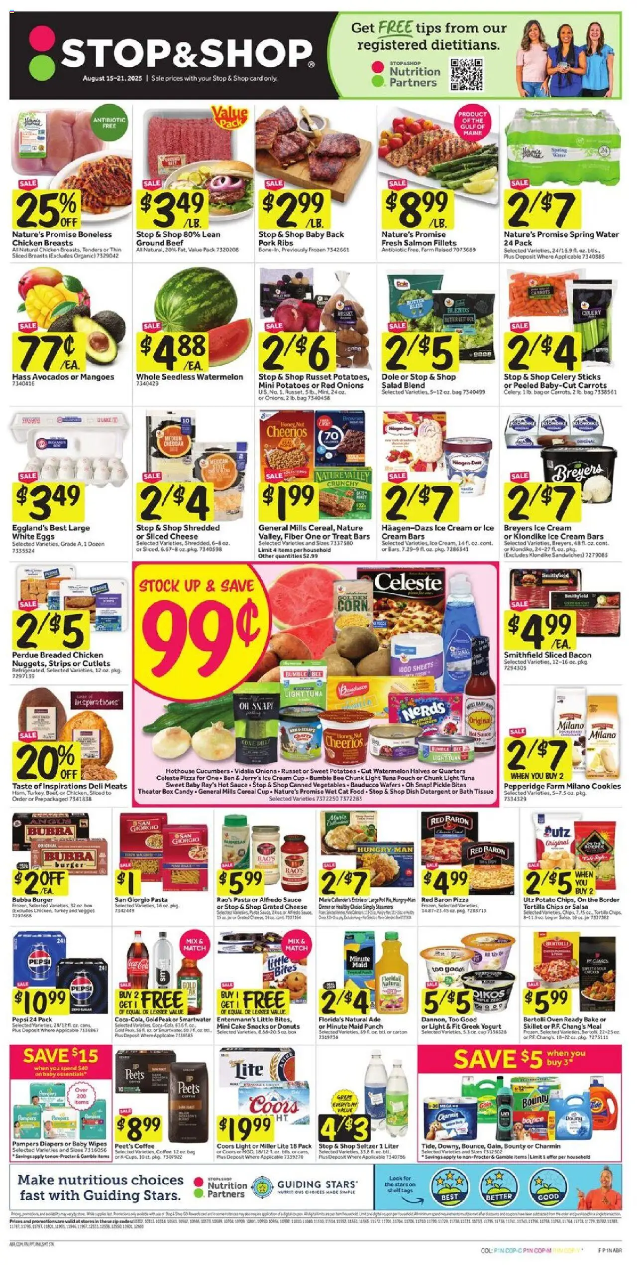 Stop & Shop Weekly Ad from 08/15/2025 - Flyer - Page number 1
