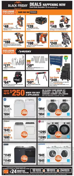 Preview of leaflet Black Friday from shop Home Depot is valid from Nov 27, 2025 | Page: 5
