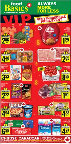 Preview of leaflet Ancaster, Wilson Street West 71 from shop Food Basics is valid from Aug 21, 2025