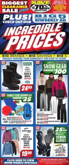 Ad Preview of Big 5 Sporting Goods Weekly Ad from 01/23/2026