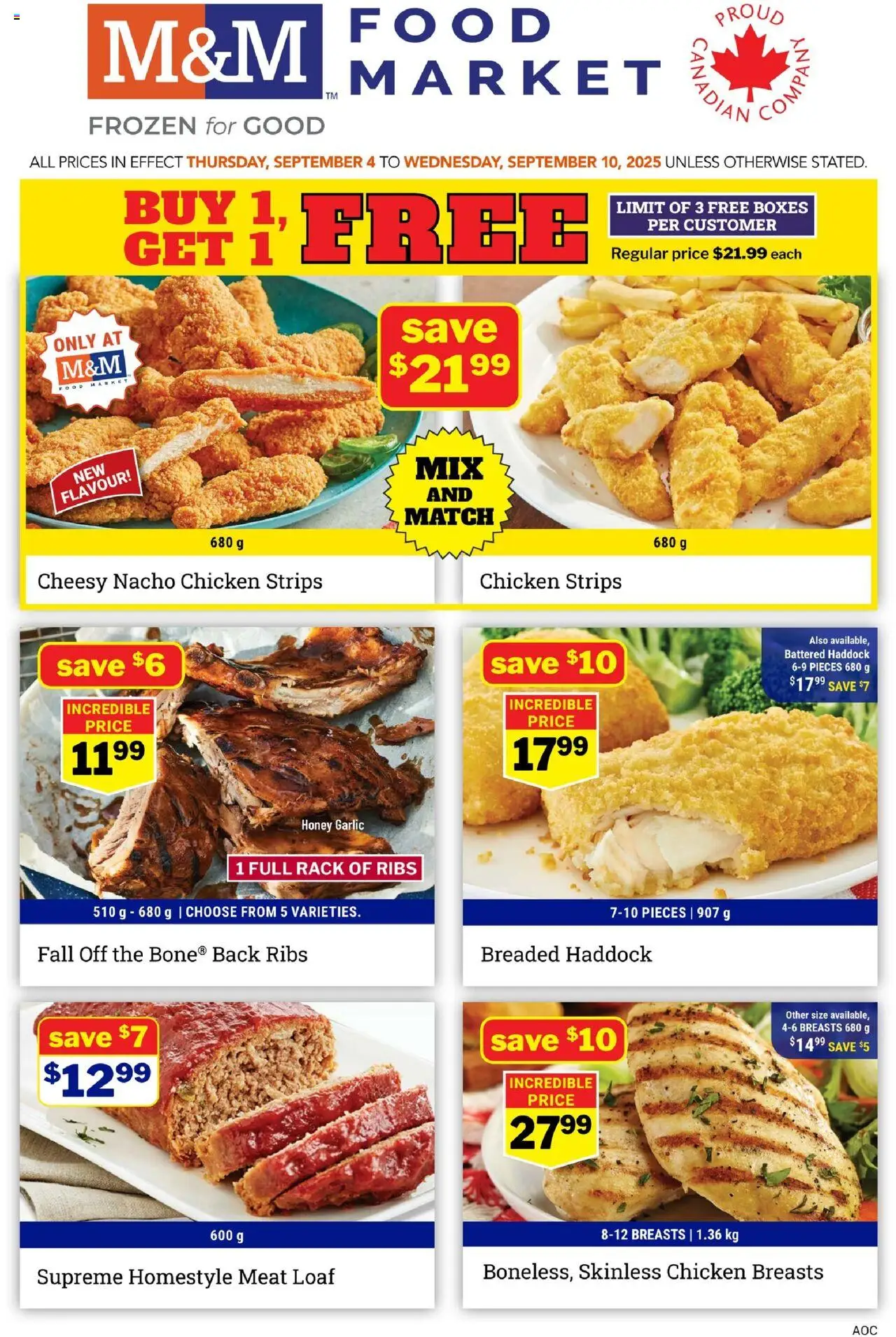 M&M Food Market flyer valid from Sep 04, 2025 - page number 1