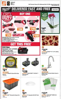 Un aperçu du dépliant Weekly Flyer - PE du magasin Home Depot est valide à partir 26 févr. 2026